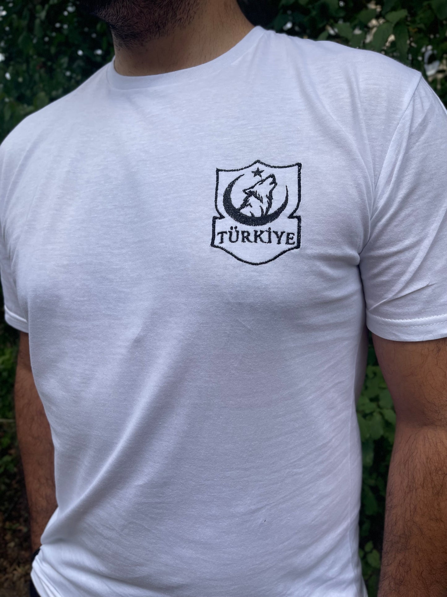 Türkiye T-Shirt mit gesticktem Wolf-Logo
